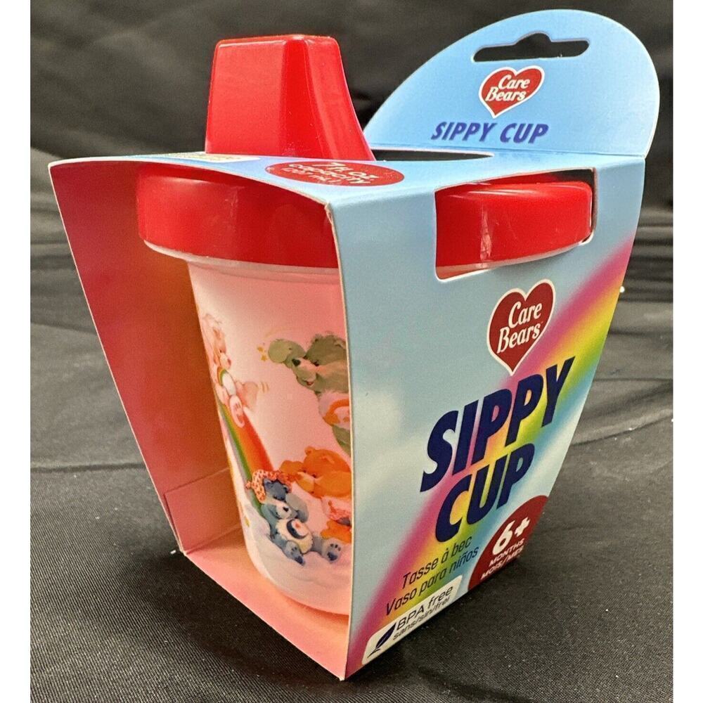 Care Bears 7 Ounce Baby Sippy Cup BPA Free Rainbows Classic Print New
